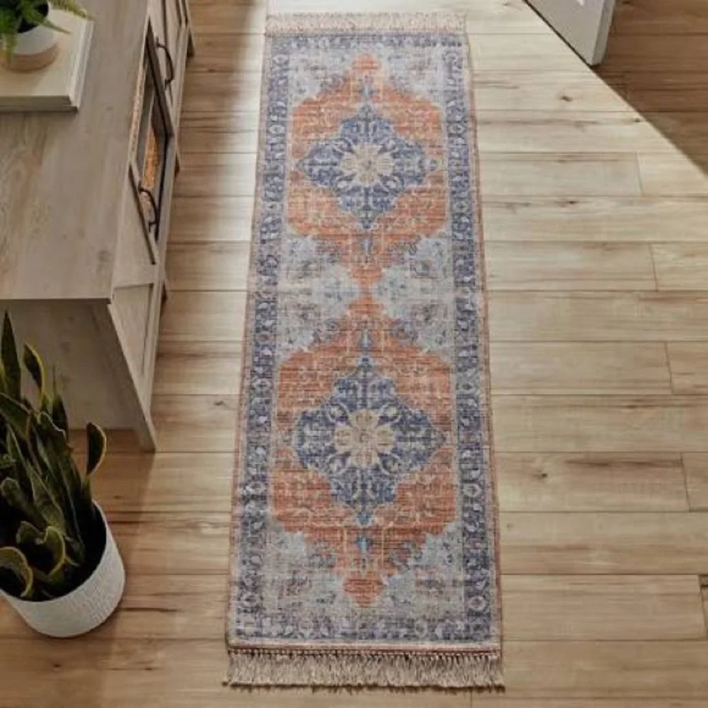 Better Homes And Gardens Persian Medallion Runner 28x 84 Skid Resistant Backing